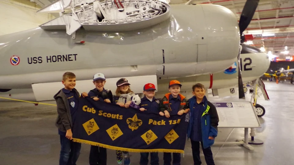 Cub Scouts day at the USS Hornet