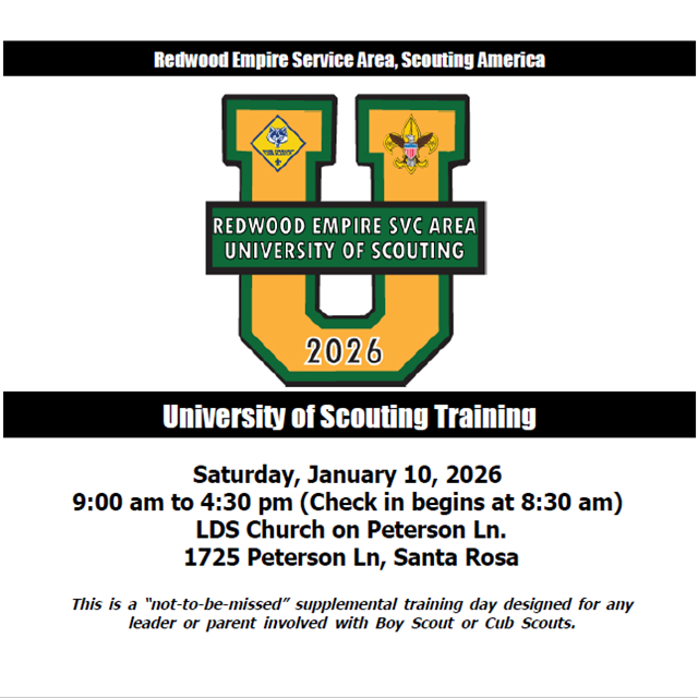 University of Scouting announcement